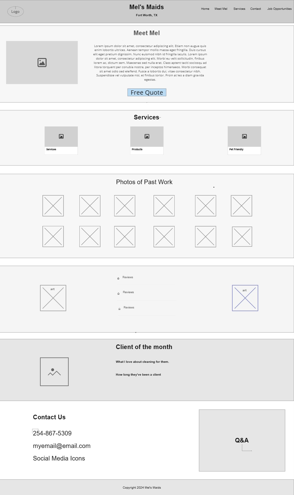 Desktop Wireframe Screenshot